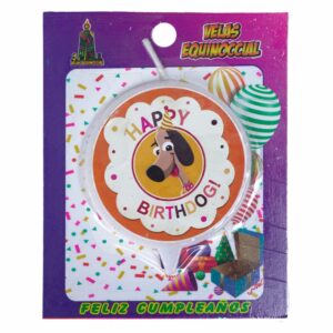 Vela Para Mascota Happy Birthdog VELAS EQUINOCCIAL Pequeño