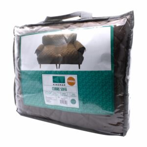 Cubre Sofá 3 Puestos Café KIKEMAR 144x180