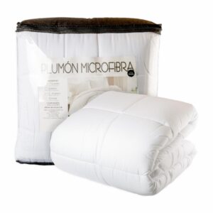 Plumón Blanco Tacto Piel Durazno MODERTEX 1 1/2 Plazas