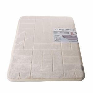 Alfombra Para Baño Beige MODERTEX 40 X 60 Cm