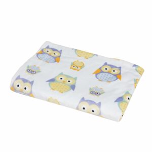 Cobija Mink Bebe Búhos MODERTEX 75 X 105 Cm