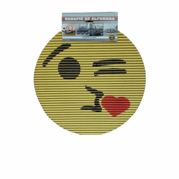 Rodapié Diseño Emoticón Beso DISTRIKIPA 43 Cm