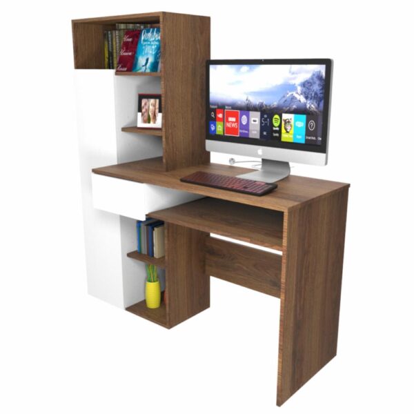 Escritorio Hurón Blanco Con Arizona MUEBLE FÁCIL MDP - Imagen 5