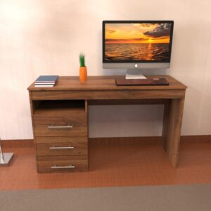 Escritorio Hurón 3 Cajones Arizona MUEBLE FÁCIL