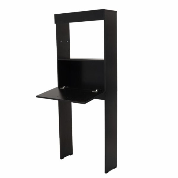 Armario Sobre Inodoro Clavel 1 Puerta Wengue MUEBLE FÁCIL MDF - Imagen 4