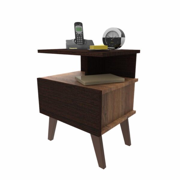 Velador Dublín 1 Cajón MUEBLE FÁCIL MDP - Imagen 5