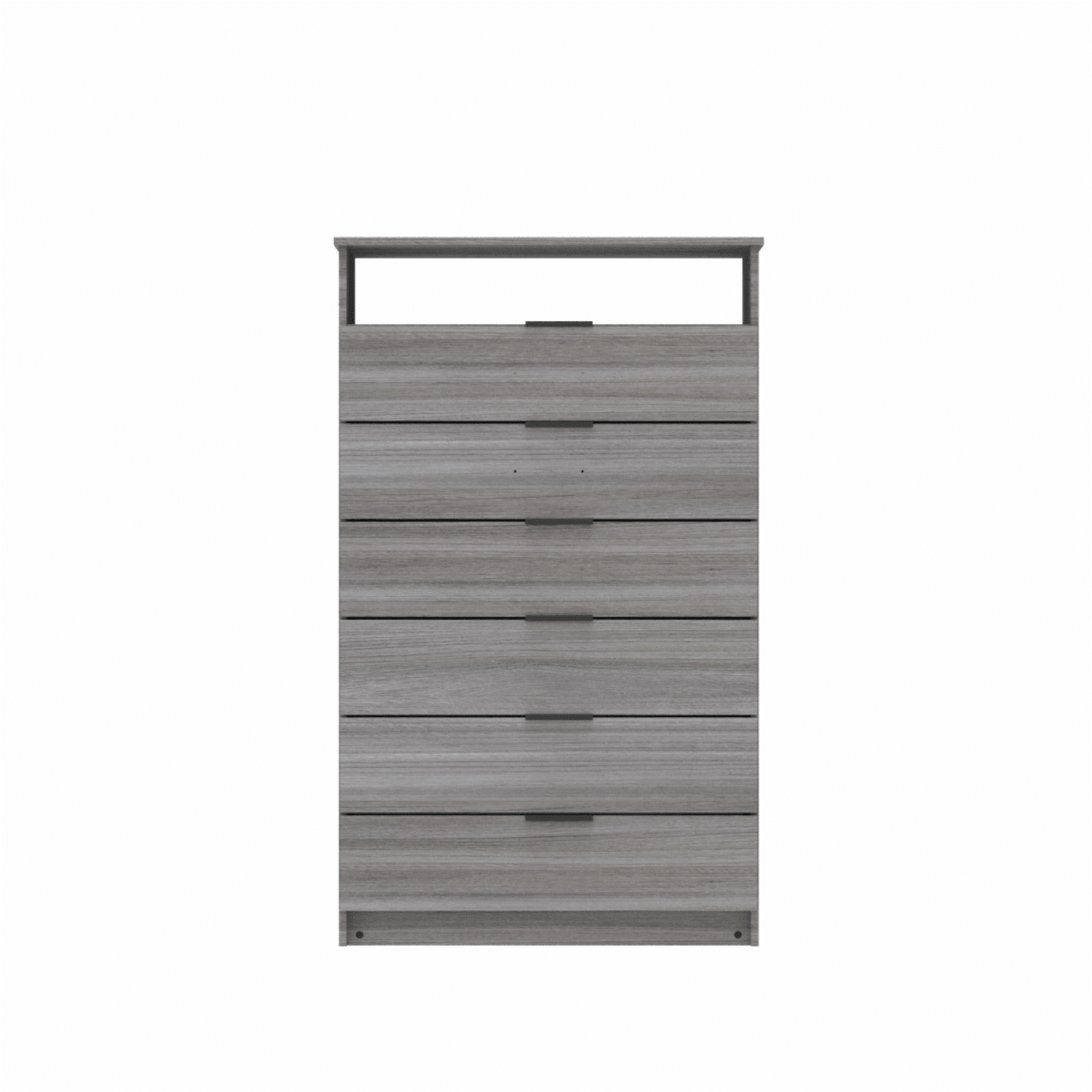 Semanero Hefestos Humo 6 Cajones 1 Repisa MUEBLE FÁCIL