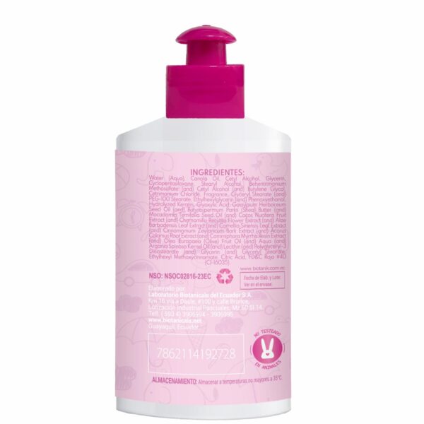 Crema De Peinar Infantil Lacios Hidratados Kids BIOTANIK 300 Ml - Imagen 2