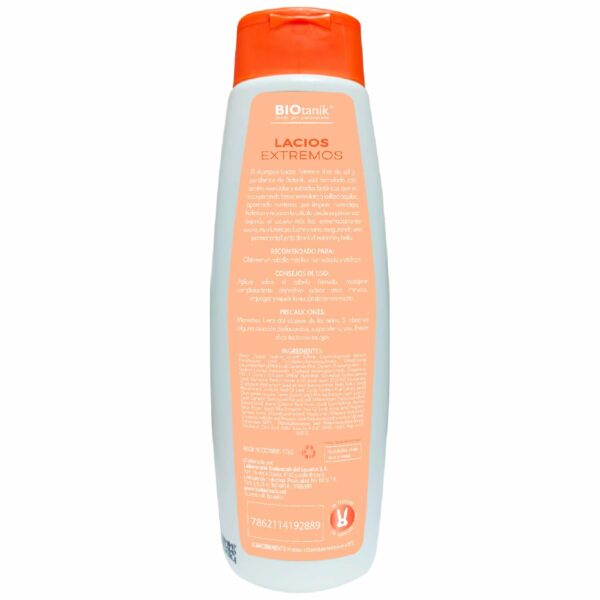 Shampoo Para Cabello Lacios Extremos BIOTANIK 500 Ml - Imagen 2