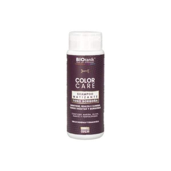 Shampoo Matizante Tono Borgoña BIOTANIK 250 Ml