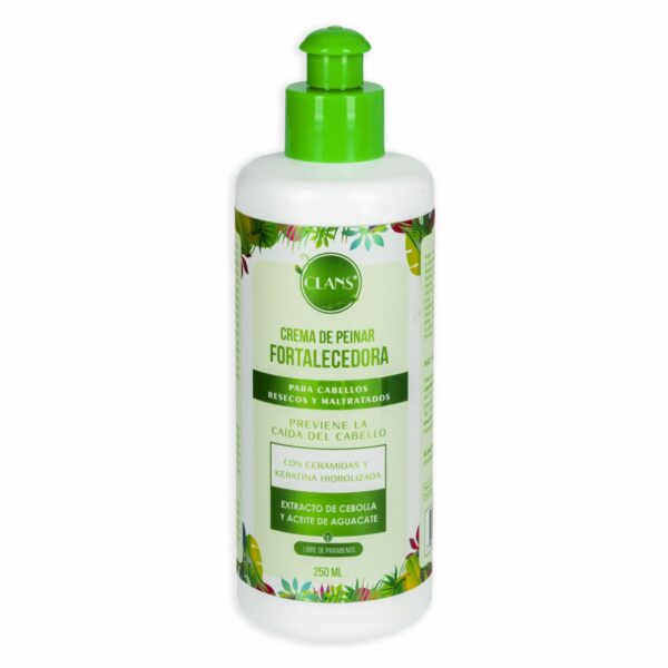Crema De Peinar Fortalecedora CLANS 250 Ml