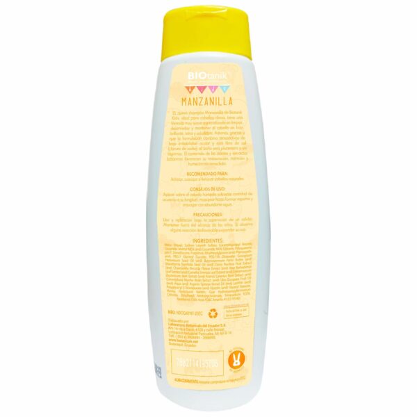 Shampoo Para Cabello De Manzanilla BIOTANIK 500 Ml - Imagen 2
