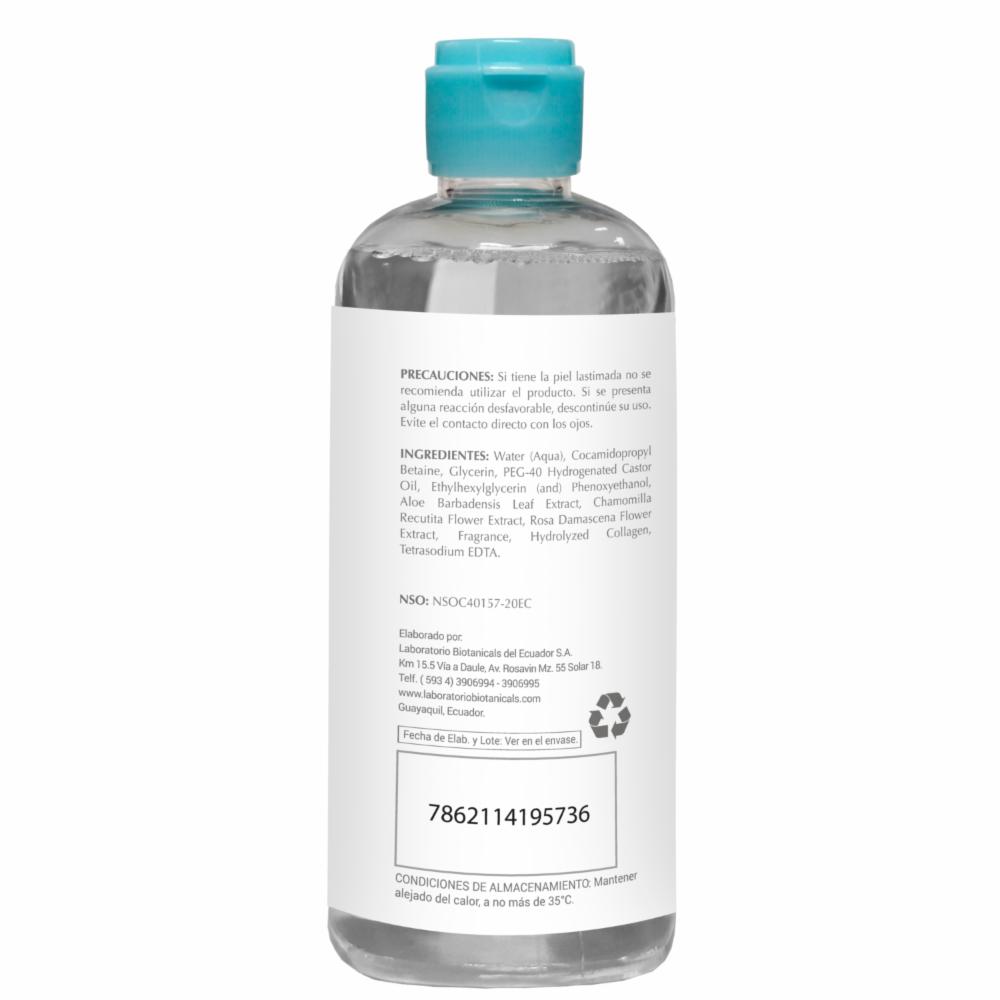 Agua Micelar Desmaquillante CLANS 400 Ml - Imagen 2