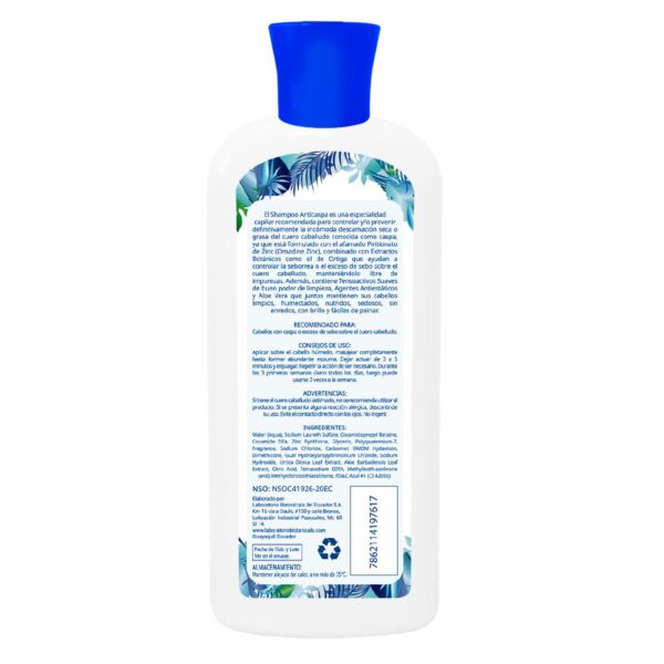 Shampoo Para Cabello Anticaspa CLANS 400 Ml - Imagen 2