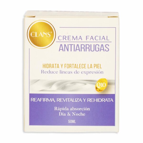 Crema Facial Antiarrugas CLANS 50 Ml - Imagen 3