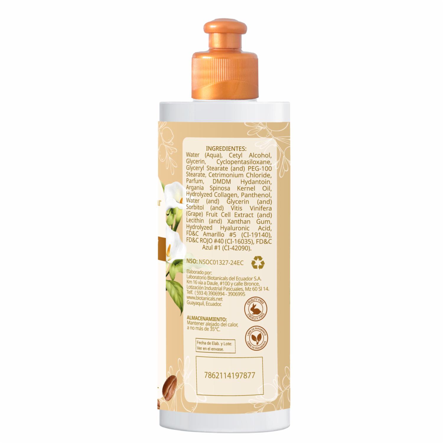 Crema De Peinar Acción Reparadora Brillo Y Flexibilidad CLANS 250 Ml - Imagen 2