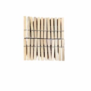 Pinzas Para Ropa De Madera EL REY DE LOS ANDES x 24 Uds