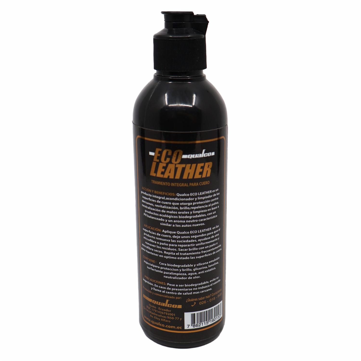 Acondicionador Eco Leather Limpiador Y Acondicionador De Cuero QUALCO 200 Ml - Imagen 2