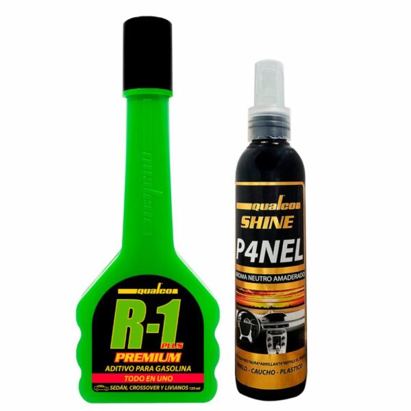 Kit Automotriz Qualco Kit Renueva R-1 Premium 125 Ml +1 Shine 200Ml QUALCO Kit