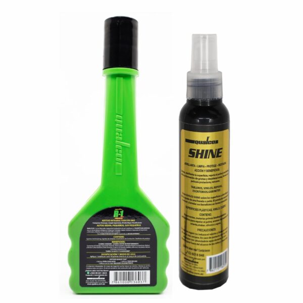 Kit Automotriz Qualco Kit Renueva R-1 Premium 125 Ml +1 Shine 200Ml QUALCO Kit - Imagen 2