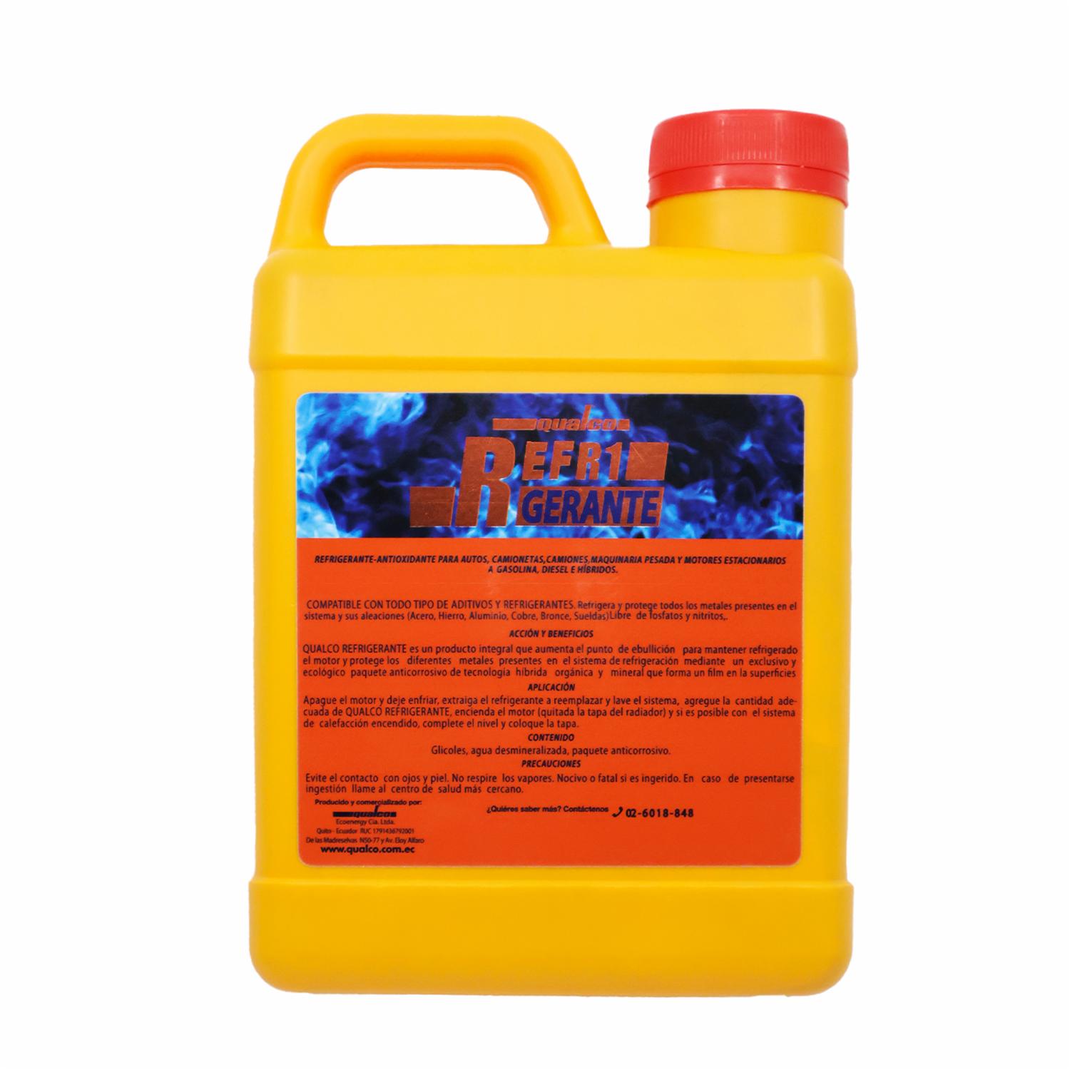 Refrigerante Automotriz Rojo QUALCO 1000 Ml - Imagen 2