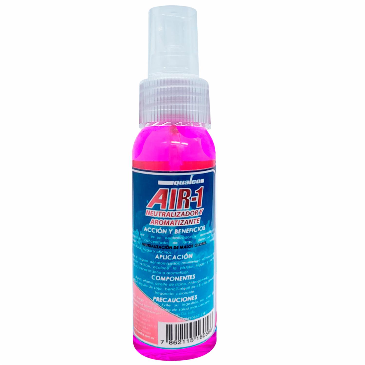 Ambiental Para Auto Air-1 Neutralizador Y Aromatizante Sandía-Menta QUALCO 60 Ml - Imagen 2