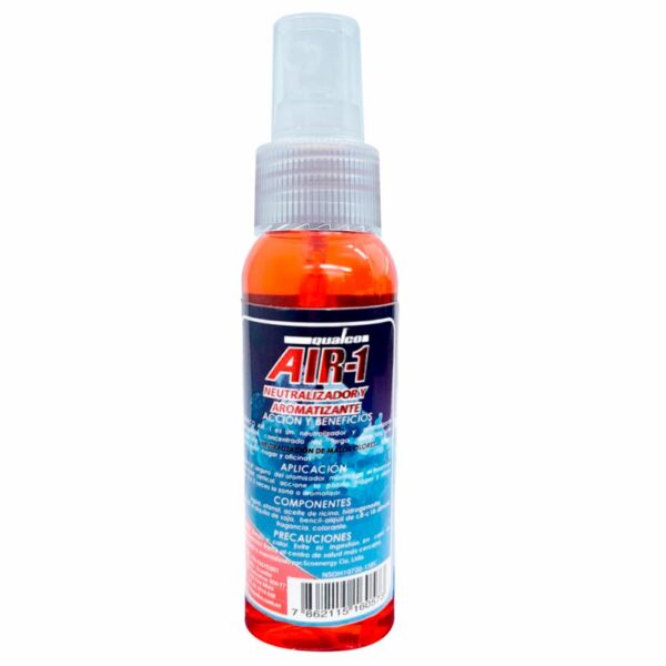 Ambiental Para Auto Air-1 Neutralizador Y Aromatizante Fresa QUALCO 60 Ml - Imagen 2