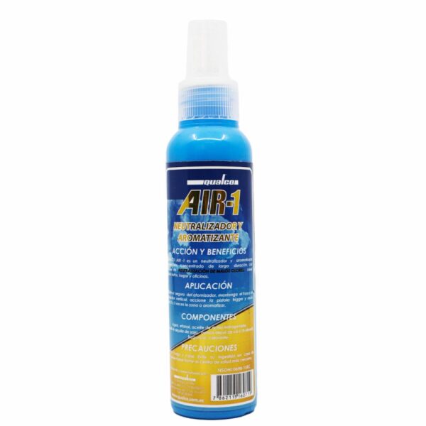 Ambiental Para Auto Air-1 Neutralizador Y Aromatizante  Amaderado QUALCO 120 Ml - Imagen 2