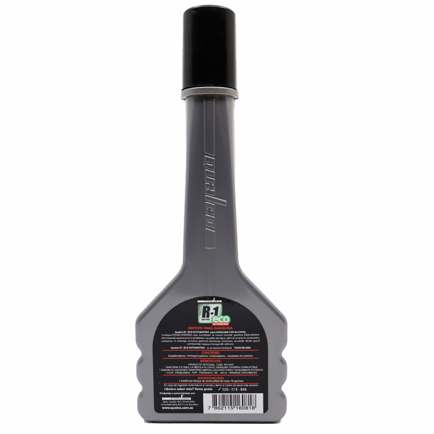 Aditivo Para Gasolina R-1 Eco Con Alcohol QUALCO 125 Ml - Imagen 2