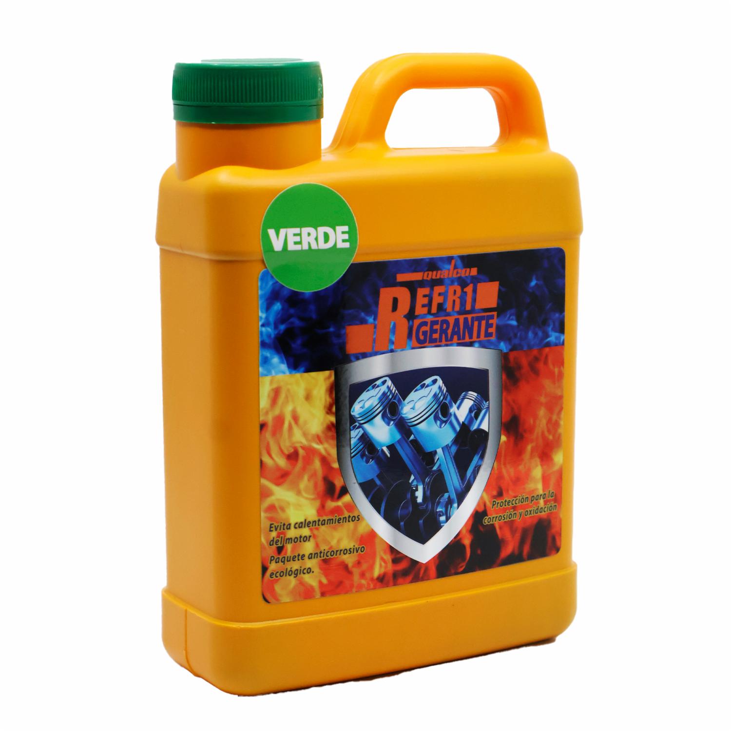 Refrigerante Automotriz Verde QUALCO 1 Galón - Imagen 3