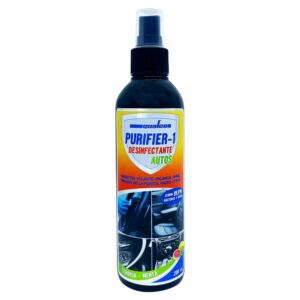 Sanitizador De Auto Purifier Para Interiores Toronja-Menta QUALCO 200 Ml