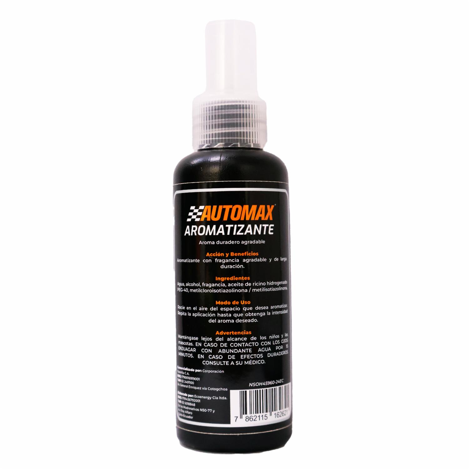 Ambiental De Auto Aromatizante Carro Nuevo AUTOMAX 120 Ml - Imagen 2