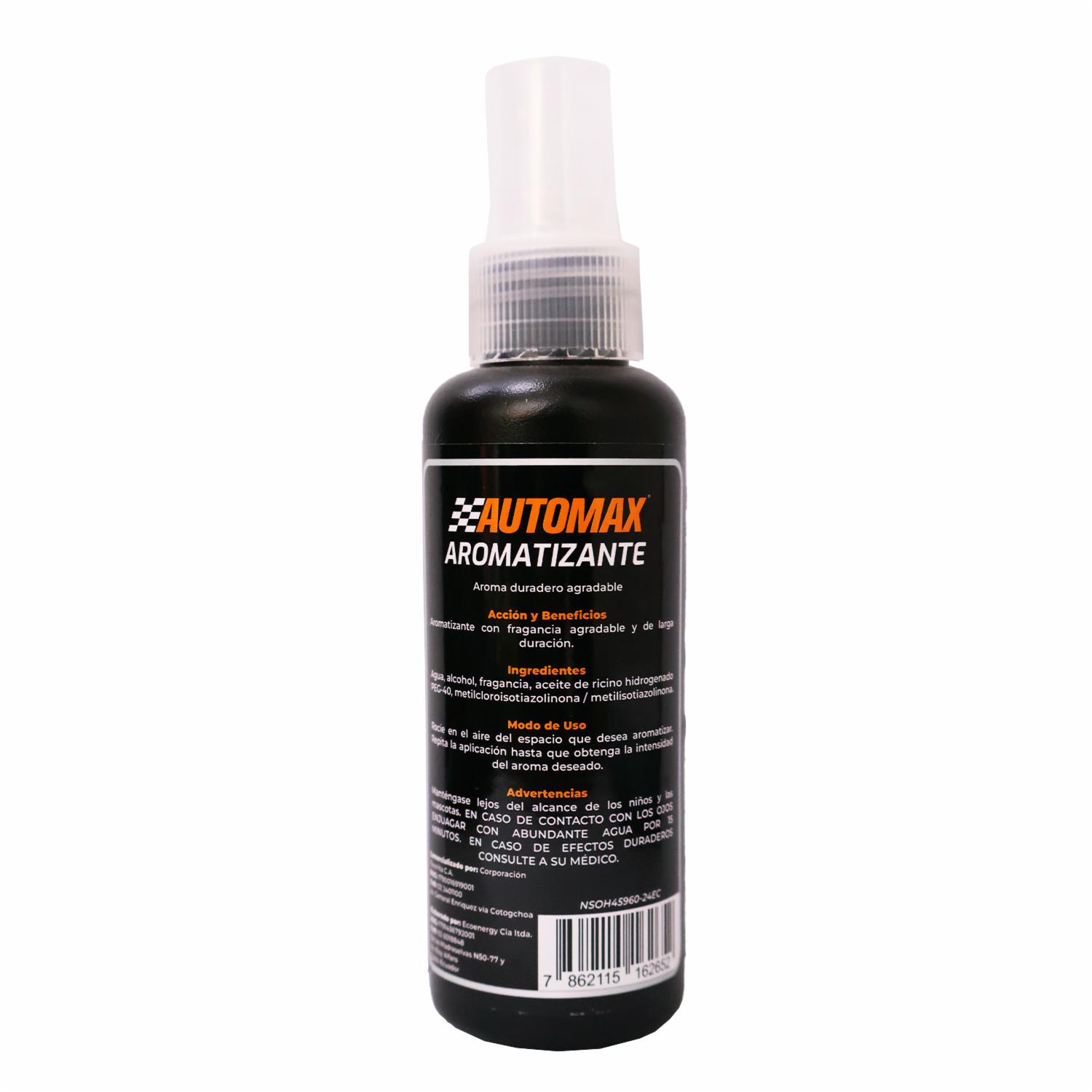 Ambiental Para Auto Aromatizante Manzana Verde AUTOMAX 120 Ml - Imagen 2