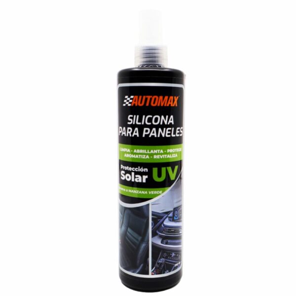 Silicona Automotriz Fragancia Manzana Verde AUTOMAX 350 Ml