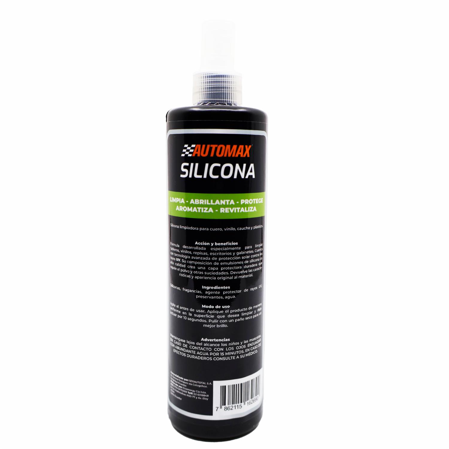 Silicona Automotriz Fragancia Manzana Verde AUTOMAX 350 Ml - Imagen 2