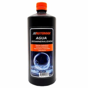 Agua Destilada Desmineralizada De Uso Múltiple AUTOMAX 1000 Ml