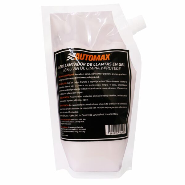 Abrillantador De Llantas En Gel AUTOMAX 500 Ml - Imagen 2