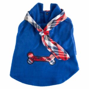 Abrigo Para Mascotas Con Bufanda PINKYS PET Talla 8