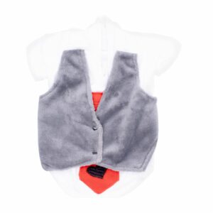 Camiseta Para Mascota Diseño Corbata De Corazón PINKYS PET Talla 6