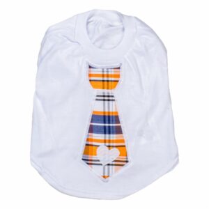 Camiseta Para Mascota Diseño Corbata De Corazón PINKYS PET Talla 8