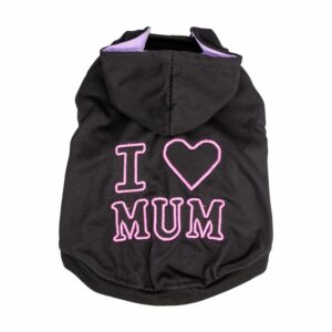 Chompa Para Mascota Diseño I Love My Mum PINKYS PET Talla 6