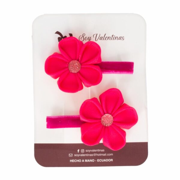 Valentinas Flor Estrella Varios Colores DOMI VALENTINAS X 2 Uds