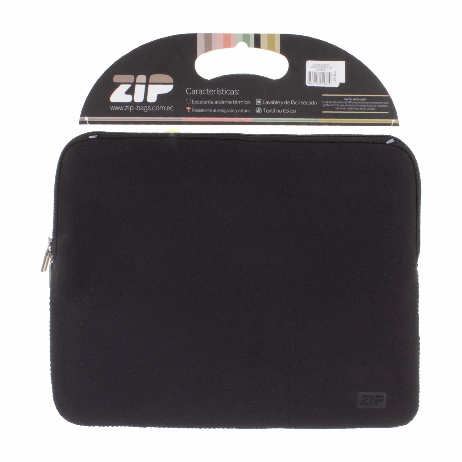 Estuche Para Laptop Negro ZIP 15" - Imagen 2