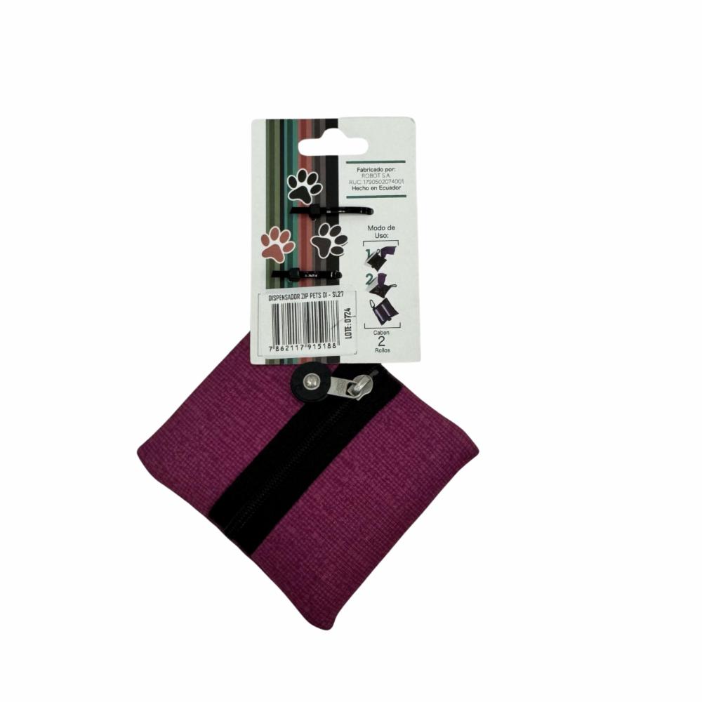Dispensador De Fundas Para Desechos De Mascotas ZIP Unidad - Imagen 2