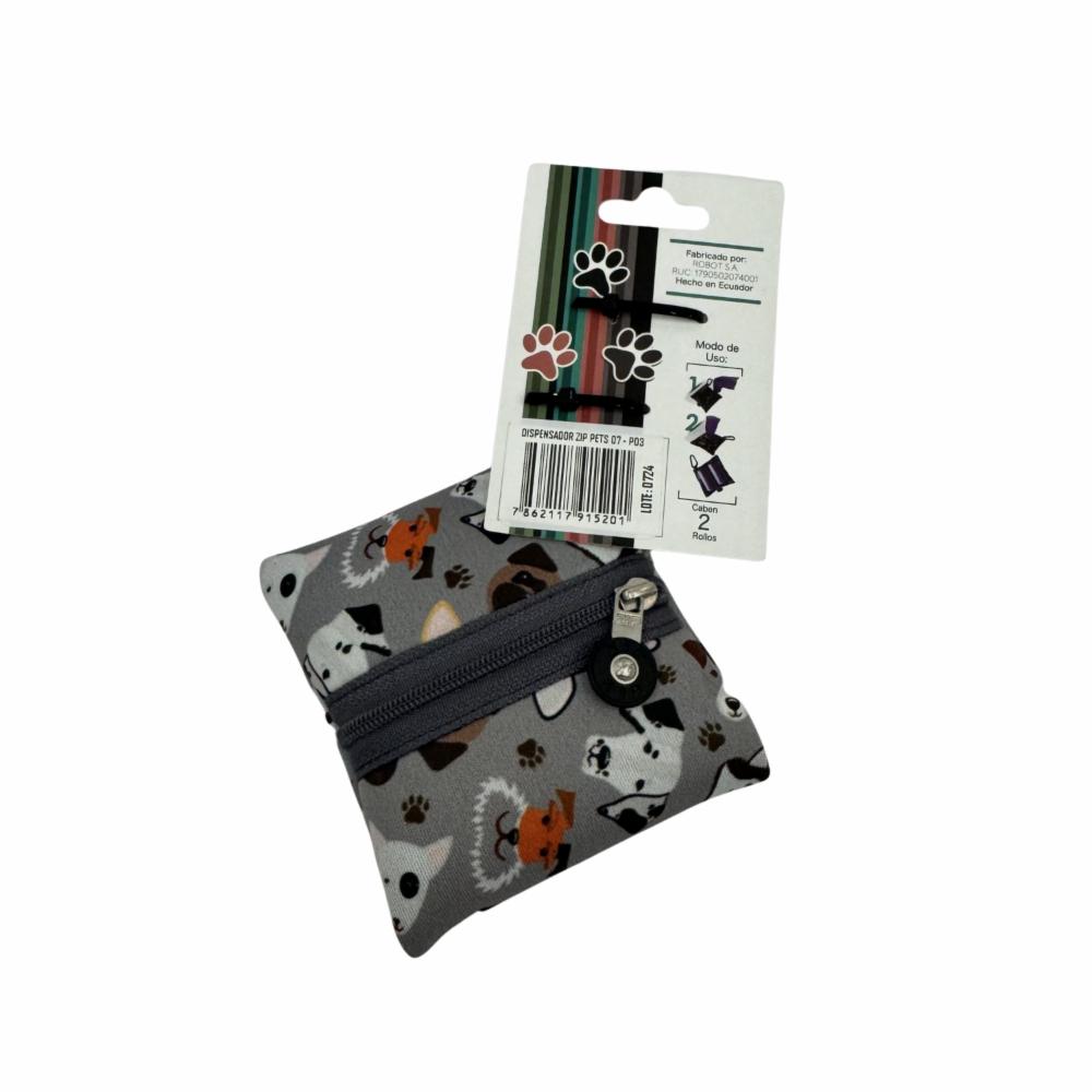Dispensador De Fundas Para Desechos De Mascotas ZIP Unidad - Imagen 2