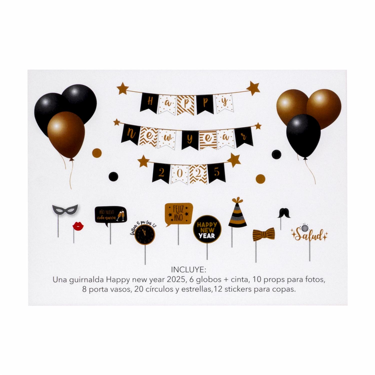 Set Decorativo Fin De Año GUMA 47 Piezas - Imagen 2