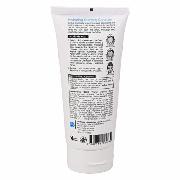 Limpiador Hidratante Espumoso PROFESSIONAL SPA BY MARTHA PERALTA 200 Ml - Imagen 2