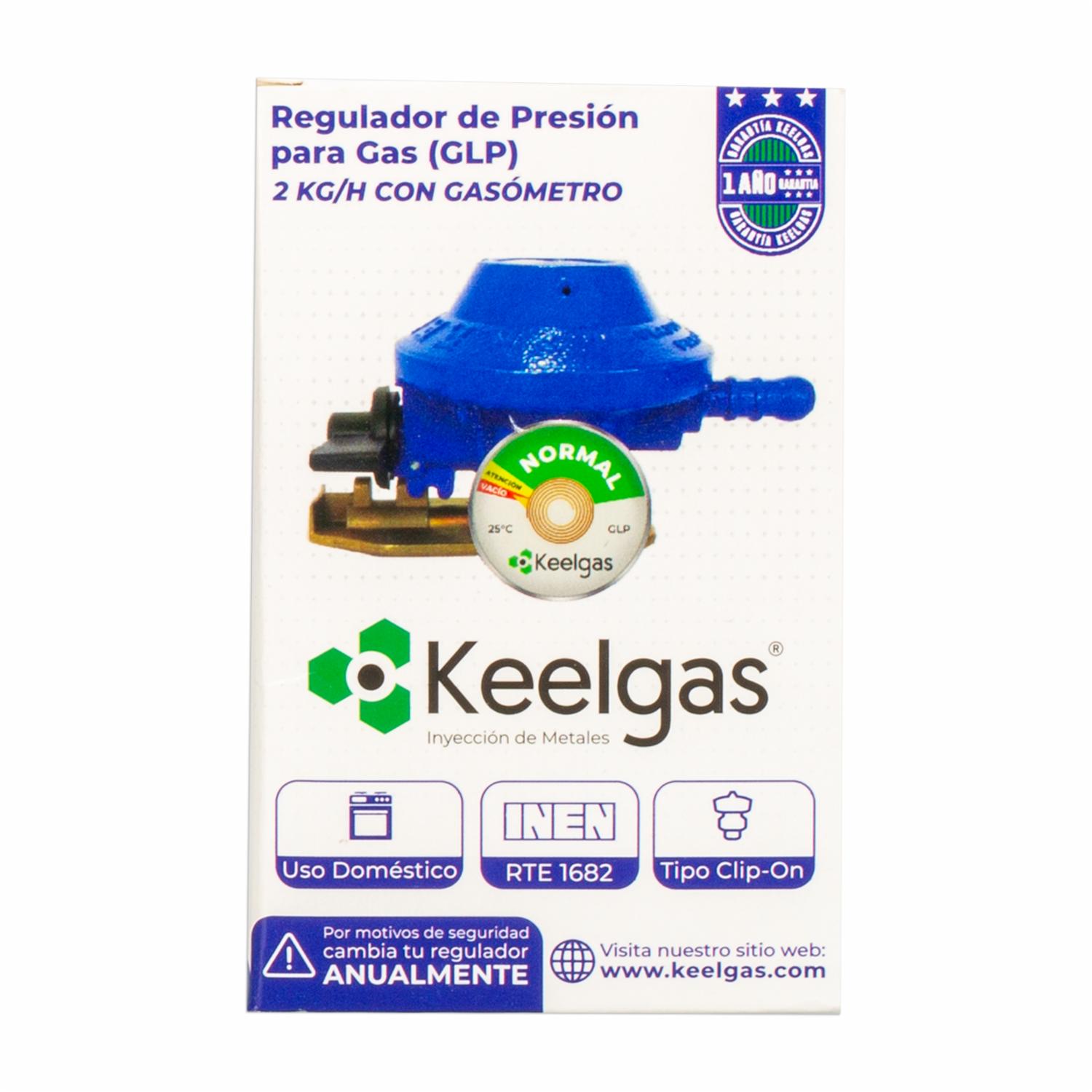 Regulador De Gas Domestico Glp 2 Kg KEELGAS Unidad
