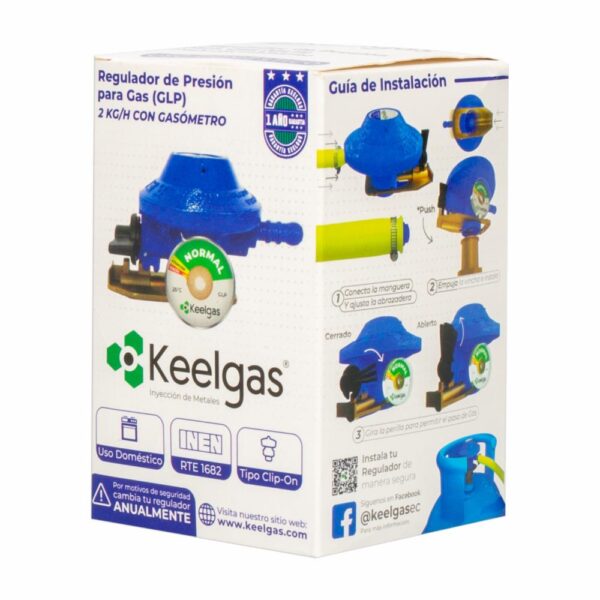 Regulador De Gas Domestico Glp 2 Kg KYWI Unidad - Imagen 3