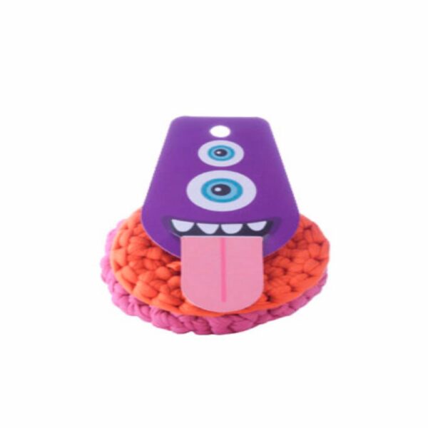 Juguete Para Mascota Con Diseño Dona Tejida ALKUPETS Mediano